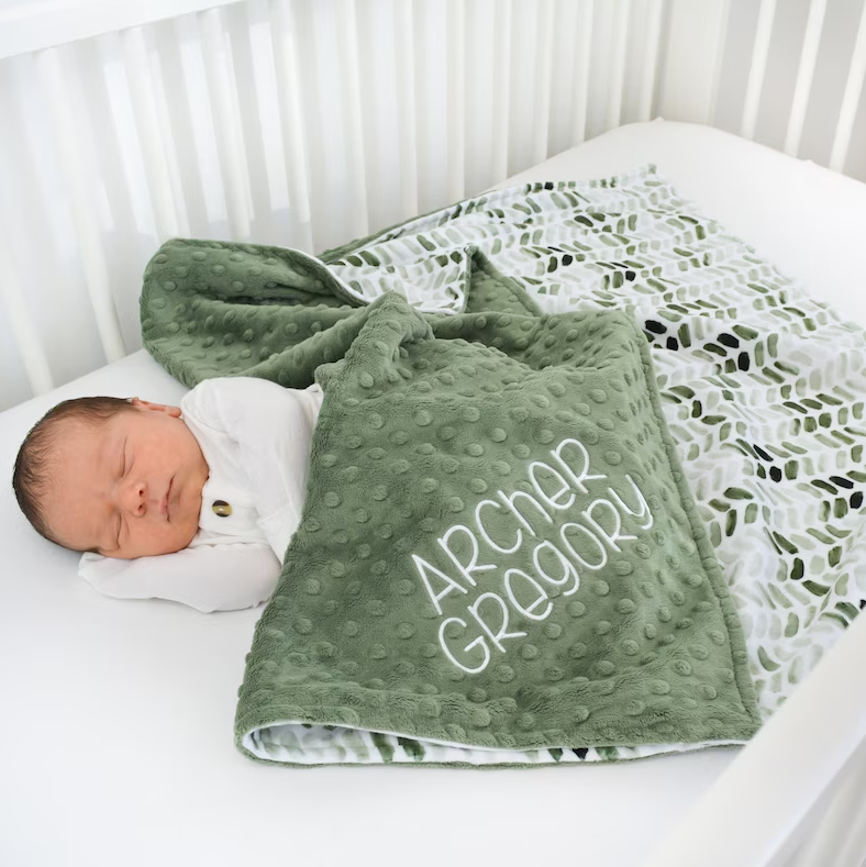 Personalized Embroidered Baby Blankets