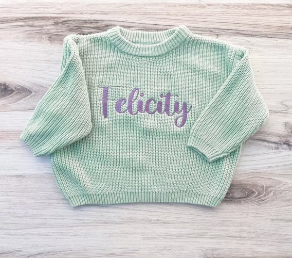 Personalized kids sweaters